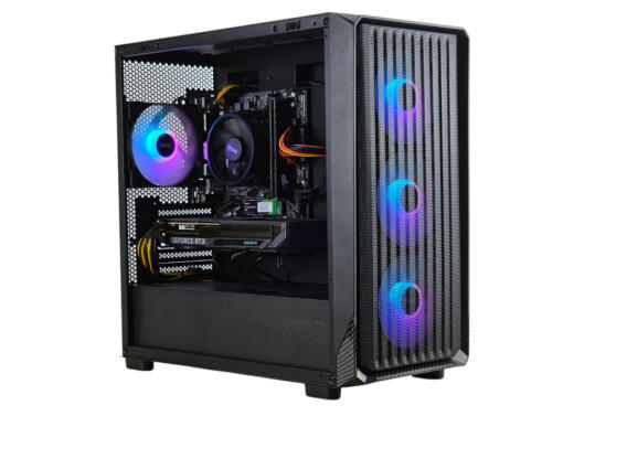 ÚJ GAMER PC Tower + NVIDIA RTX 5050 8GB / AMD RYZEN 5 / 16GB RAM / 256GB SSD + 500GB HDD