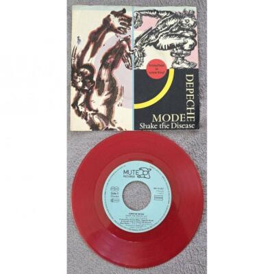 Depeche Mode Shake The Disease Red Vinyl 7"