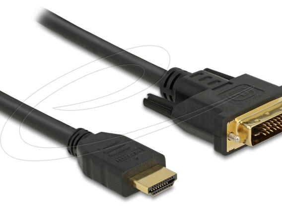 HDMI-DVI kábel (2k) 2m Delock 85654