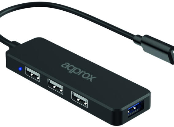 4 portos USB 3.0 HUB Type-C Approx APPC48v2