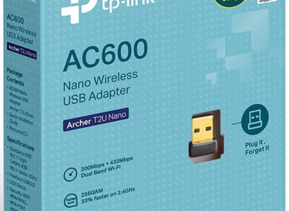 USB Wi-Fi TP-Link Archer T2U Nano 