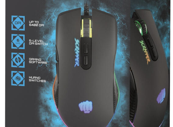Natec Fury Scrapper vezetékes egér
