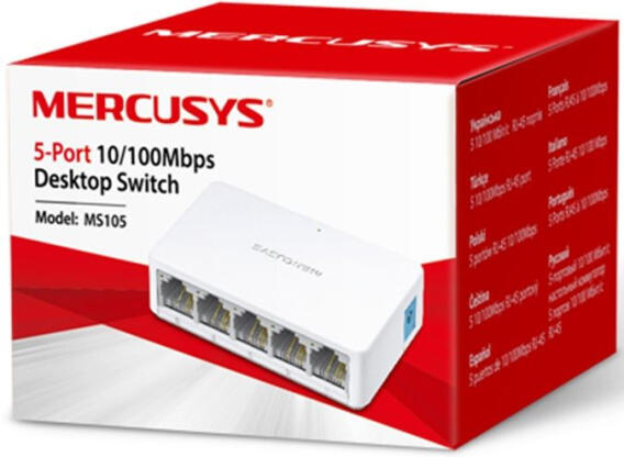 5 portos switch Mercusys MS105