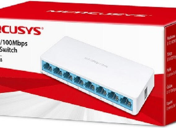8 portos switch Mercusy MS108 