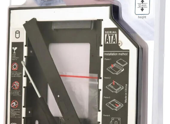 HDD beépítő 2.5" - laptop ODD 12 mm