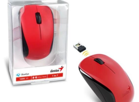 Genius NX-7000 piros Wireless optikai egér ÚJ
