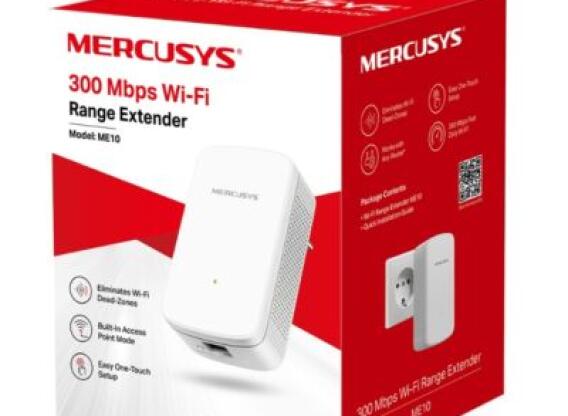 Mercusys ME10 300Mbps Wifi Extender erősítő 