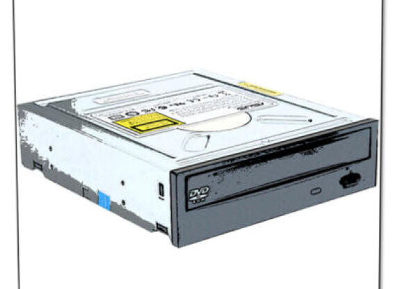 DVD író vegyes sata (fekete)