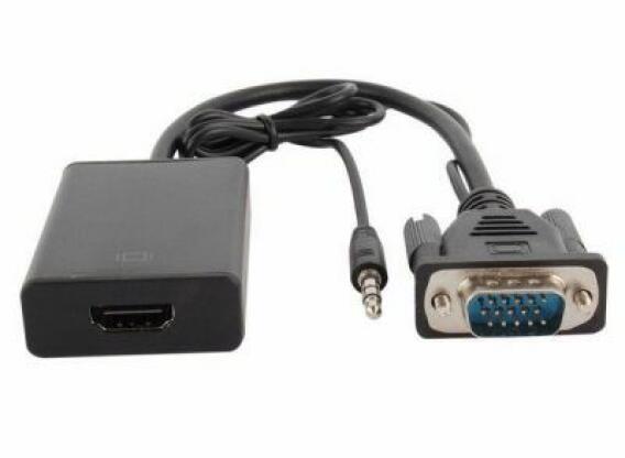 VGA - HDMI + audio átalakító