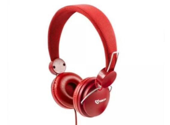 SBOX HS-736R Fejhallgató, piros