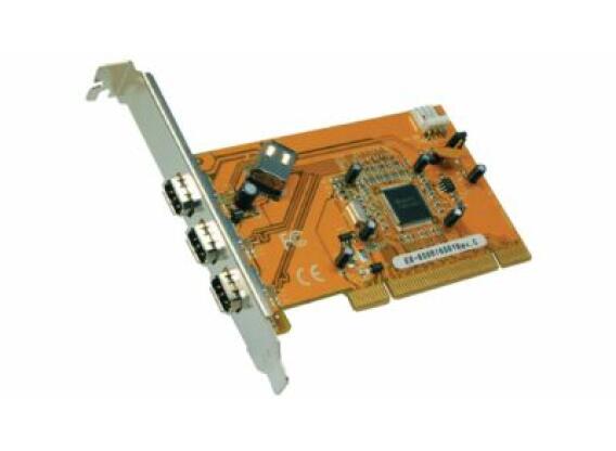 PCI / IEEE 1394 (firewire) bővítőkártya / 4 port