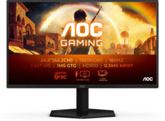 AOC  27" 27G42E Gamer IPS LED 180Hz keret nélküli monitor(ÚJ)