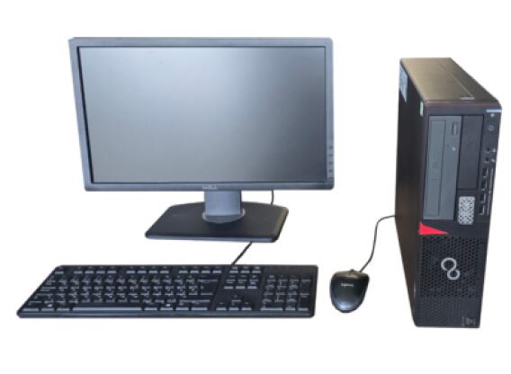 Fujitsu E920 I5 4590 4x3300SFF/8GB/120GB SSD/ 20" Wide LCD +Win