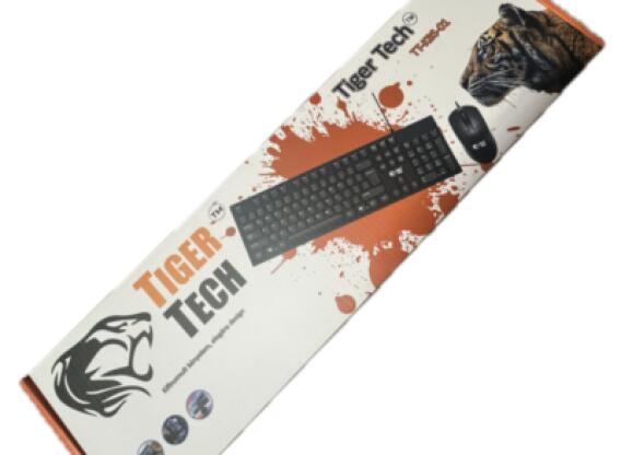 Billentyűzet+Egér Tiger Tech TTKBS01 -USB fekete ÚJ