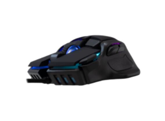 Baracuda PIRANHA-B, BC BGM-071B gamer egér,7D, fekete, 7200 dpi