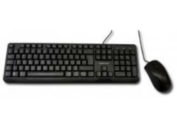 Silverline MMS-8188 billentyűzet+egér fekete USB