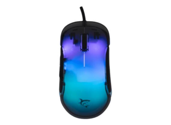 White Shark MORDRED-B, GM-5017B gamer egér,7D, fekete, 12000 dpi, RGB