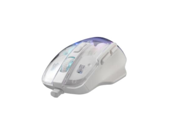 Baracuda ANGLERFISH-W, BGM-062W gamer egér,7D, fehér, 7200 dpi
