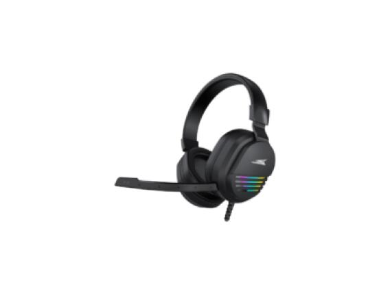 Barracuda PEARL, BGH-011 gamer fejhallgató, fekete/RGB, (3.5 Jack)