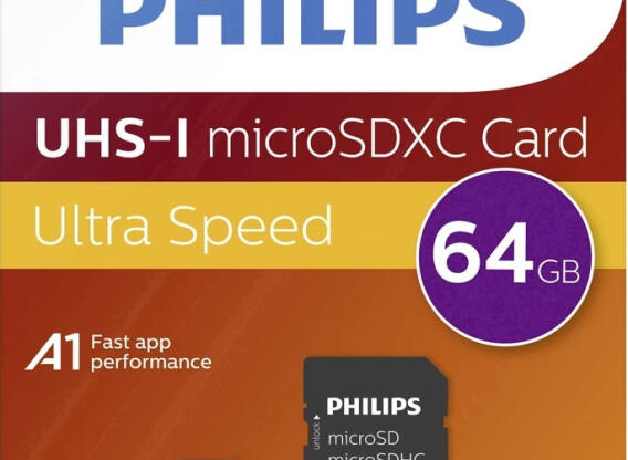  64 GB MicroSD kártya Philips