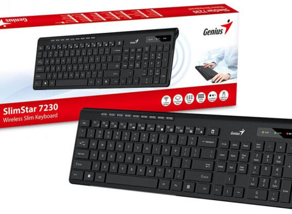 Genius SlimStar 7230 vezeték nélküli billentyűzet