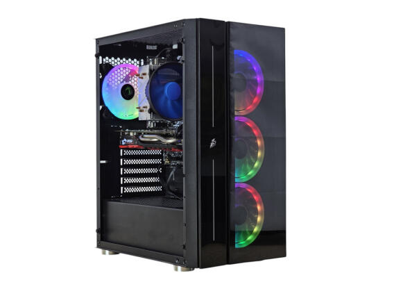 GAMER PC Tower + AMD RX 470 8GB / i3-10105F / 16GB RAM / 256GB SSD + 1TB HDD