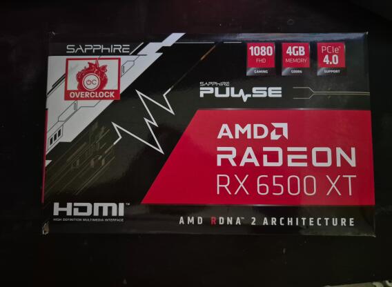Sapphire Pulse AMD Radeon RX 6500 XT - 4GB