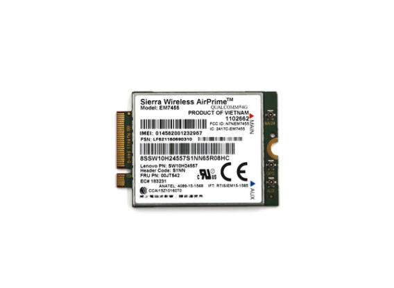 LENOVO Sierra Wireless AirPrime EM7455 4G LTE mobilinternet modem kártya