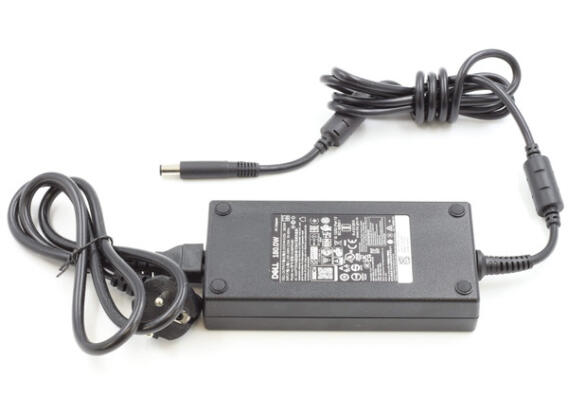Eredeti használt Dell laptop töltő 7.4x5.0 mm center-pin csatlakozóval 180W + tápkábel