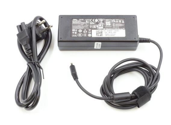Dell laptop töltő (0V5K57) 4.5x3.0 mm center-pin csatlakozóval 90W + tápkábel