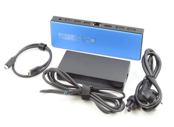 HP USB-C Dock G4 L13899-001 használt dokkoló (120W töltővel és Thunderbolt kábellel)