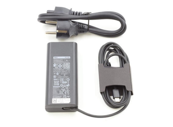 Eredeti Dell laptop töltő (0M9JDM) USB-C csatlakozóval 65W + tápkábel (használt)